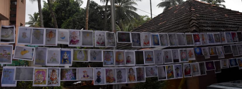 ಗಣೇಶನ ಚಿತ್ರ ಬಿಡಿಸುವ ಸ್ಪರ್ಧೆ 2020