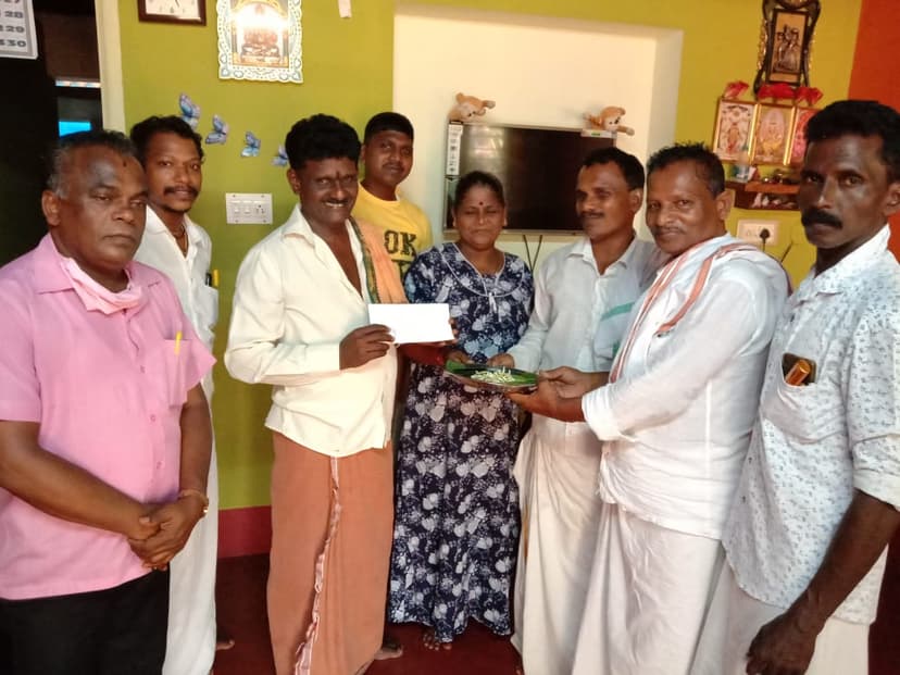 ಕೊರೋನಾ ಸಂದರ್ಭ ದೇವಸ್ಥಾನದ ವತಿಯಿಂದ ಗೌರವದನ ಕಿಟ್ ವಿತಾರಣೆ